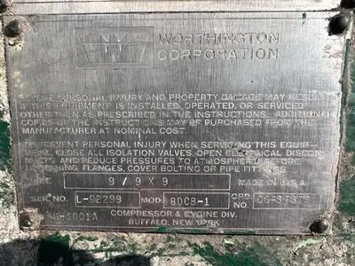 USED WORTHINGTON BDC-2 / BDCB-1