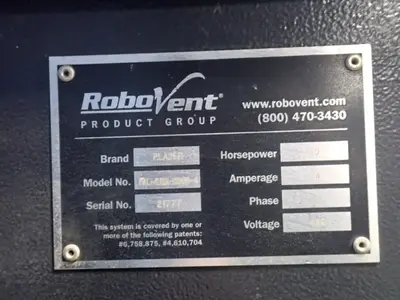 Used ROBOVENT PAL2.5M50004 Dust Collectors Ohio US | HGR 24 #729886