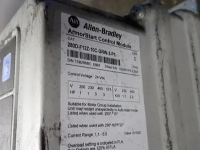 USED ALLENBRADLEY 280DF12710CGRW3P1