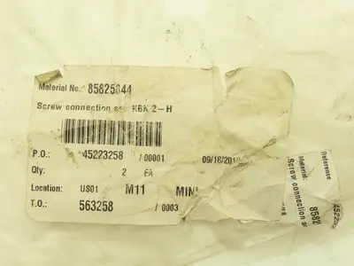 Demag Crane 85825844 KBK II-H Hoist Hex Head Screw Set M16x2.0 Bolt  Lot of 4