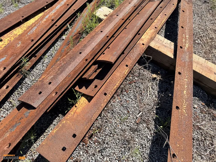 Used (5) 12' SCRAPER BLADE INSERTS / CUTTING EDGES _UNKNOWN_ Plow Blades Michigan US | Miedema Asset Management Group #1276305