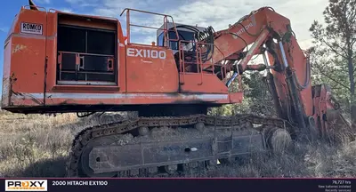 Used 1995 HITACHI EX1100 Crawler Excavators Oklahoma US | Proxy Equipment #1381929