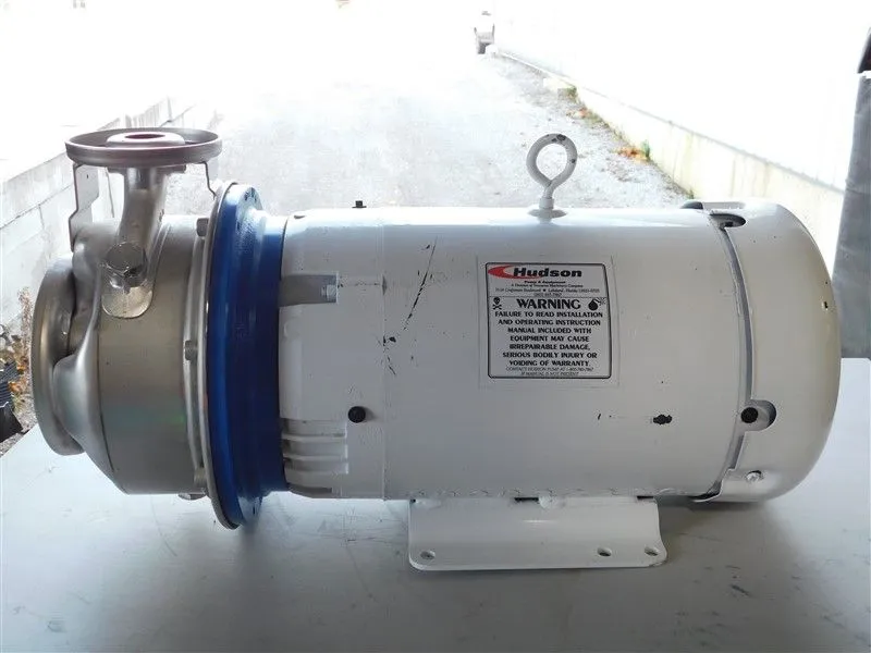 Baldor/Gould JMEWDM3711T Motor 10SHK6 Pump 10HP 3450RPM 1X2-8 Pump Size Used