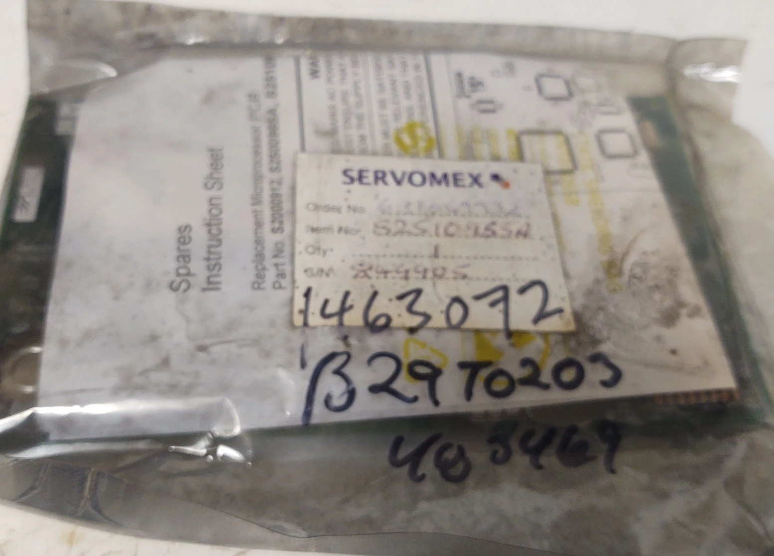 NEW SERVOMEX SERVOMEX 849905 SS-2 94V-0 S2510965A