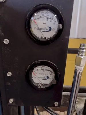 15 HP DUSTCONTROL MODEL #DC-11 & RAF-1600 DUST COLLECTOR SYSTEM: STOCK #17160