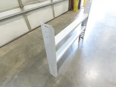 Hytrol HPS-08 43"W Conveyor Leg 30" Top Section Extension No Brackets WHITE