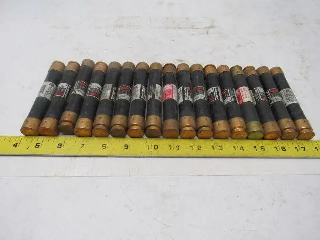Bussmann FRS-R-1-1/4 Cass RK5 1-1/4 Amp Time Delay Fuses Lot Of 17