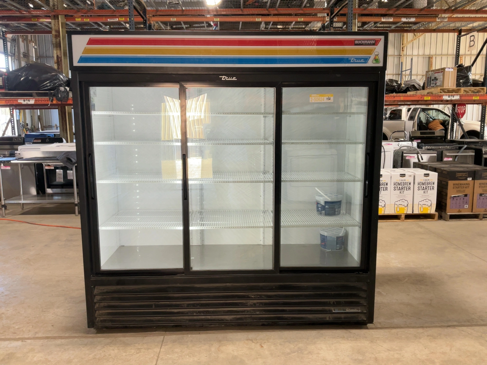 Used TRUE MFG GDM-69-HC-LD 78” 3-SECTION COMMERCIAL REFRIGERATOR/MERCHANDISER Display Refrigerators Michigan US | Miedema Asset Management Group #1580074