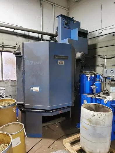 Used 2007 WHEELABRATOR WMT-48 TABLE BLAST Tumble Shot Blaster (Tumblast) | World Equipment and Machine Sales #394310