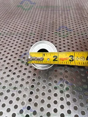 USED ITT PURE FLO 1-316L-SFV5-CWP150 DIAPHRAGM VALVE W/ 1" SANITARY FITTING