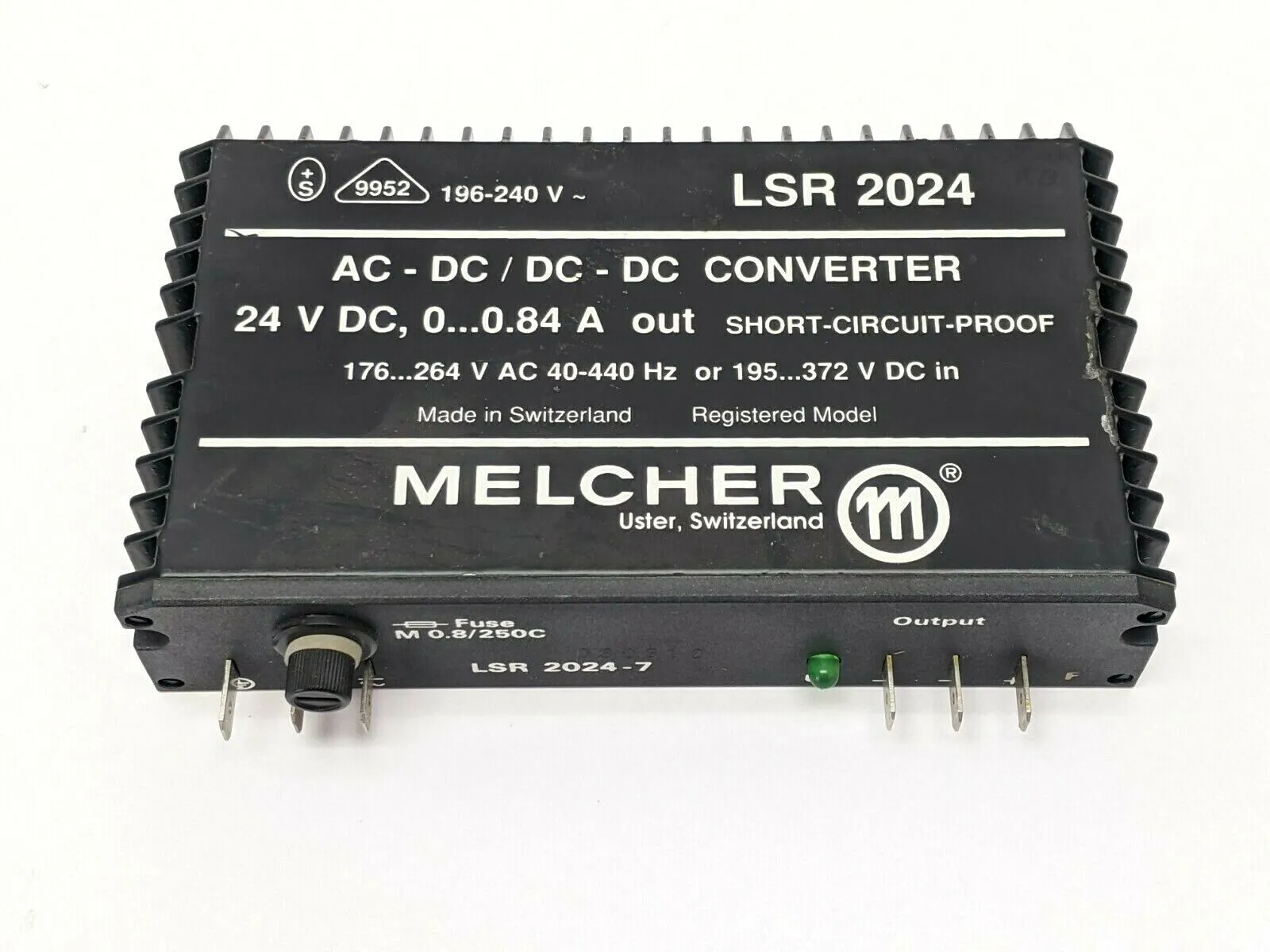 LSR 2024-7,LSR2024-7 | Melcher LSR2024-7 AC-DC Power Supply Converter - Used