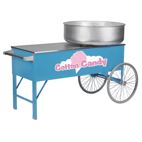 Gold Medal 3150CC Food Cart for Cotton Candy w/ Graphics, 52"L x 20 3/8"W x 28 3/8"H, Blue