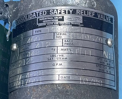 NEW Consolidated Valves 1990C-1