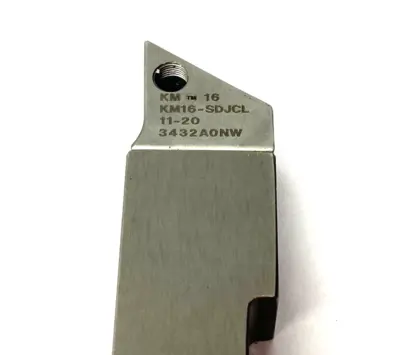 USED KENNAMETAL KM MICRO™ CLAMPING UNIT SQUARE SHANK W/ CUTTING UNIT