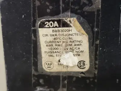 USED WESTINGHOUSE BAB3020H