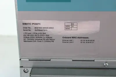 USED SIEMENS IPC627C