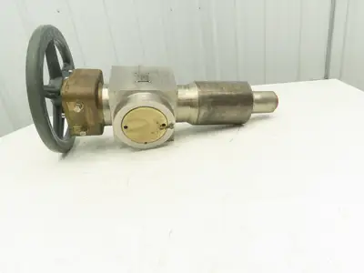 PJ Valves PL75765-40x2 High Pressure Ball Valve Hand Wheel Gear Box Bleed-Off 2"