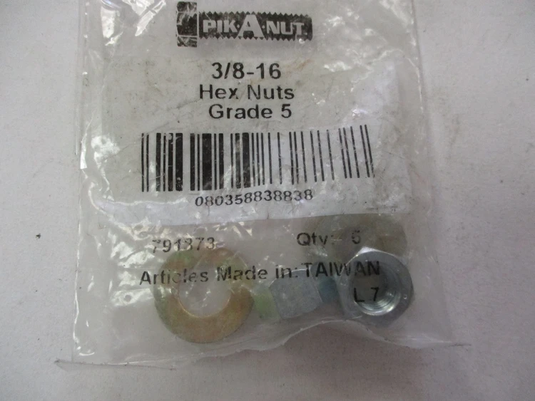 New | in-Stock Pik-A-Nut 791373 Nuts & Screws Arizona US | ASSET CONVERSION SPECIALISTS, INC. #313180