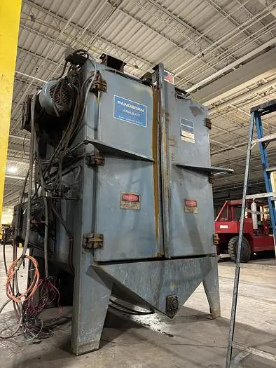 Used PANGBORN 2 WHEEL SPINNER HANGER SHOT BLAST Tumble Shot Blaster (Tumblast) | World Equipment and Machine Sales #394313