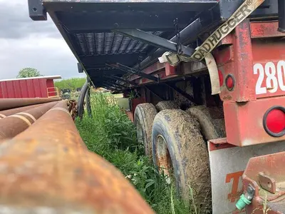 Used 2000 FONTAINE HFTW-5-10045FK FLATBED TRAILER Flatbed Trailers Pennsylvania US | East West Machinery & Drilling #1417069