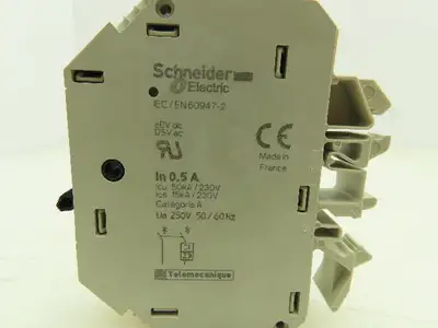 Schneider Electric GB2CD05 Circuit Breaker 0.5A Thermal Magnetic TeSys