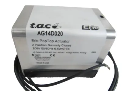 NEW ERIE CONTROLS AG14D020 ACTUATOR 208V 50/60HZ 6.5WATTS