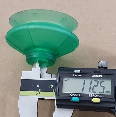 *NEW* [11] Schmalz SPB1 50 Green Suction Cups Size 50 1.5 Bellows + Warranty!