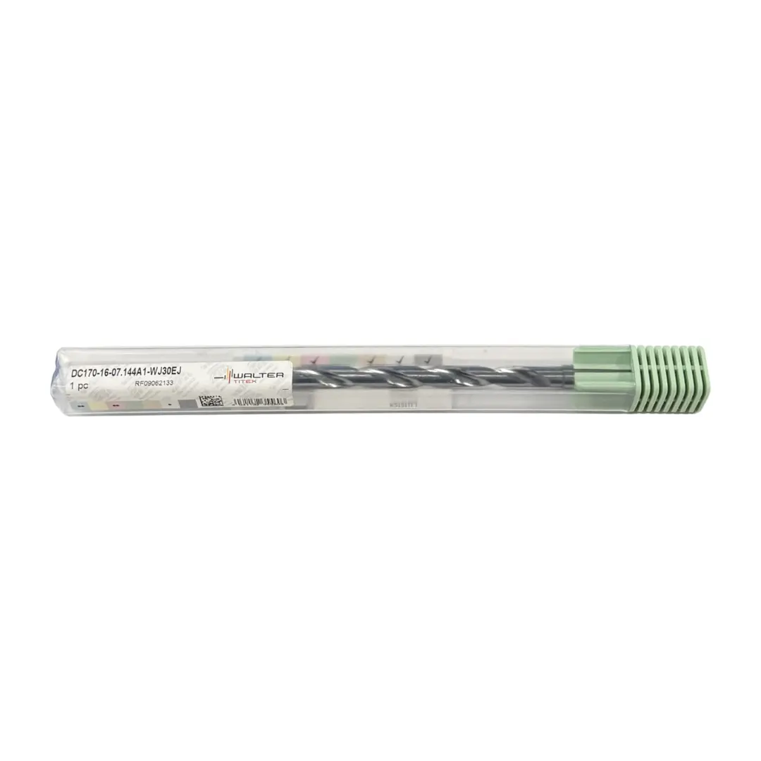 Walter-Titex 9/32" Solid Carbide Drill 16xD TiAlN+AlCrN Coolant Thru 2 Flute