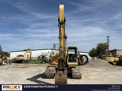 Used 2008 KOMATSU PC200LC-7 Excavators Texas US | Proxy Equipment #1383063