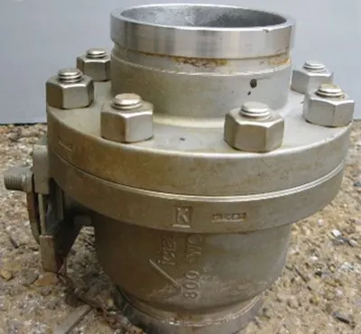 QTY. 1. VICTAULIC 4" 800 CF8M GROOVED END PORT BAL...