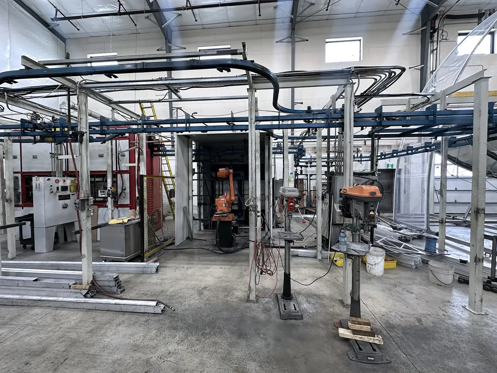 AFS Powder Coat Line w/ Integrated ABB Robot