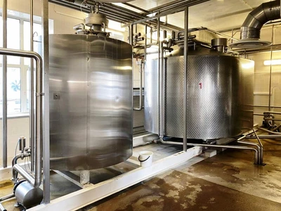 Kalt/GEA Westfalia 24 TPD complete cheese plant.