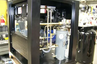 Air-Max 7.5 hp Rotary Screw Air Compressor 80 vertical 12 Year Warranty !!