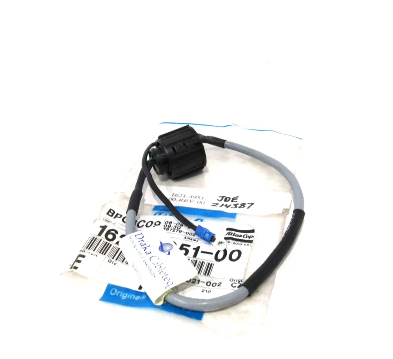 NEW ATLAS COPCO 1621-3951-00 PRESSURE SENSOR CABLE ATLAS COPCO 1621395100