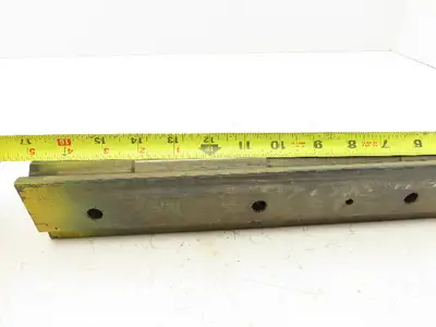 Press Brake Die 16-7/8" Long 90° V 1/2" W 1/4" D 1-3/4" H 1/2" Tang