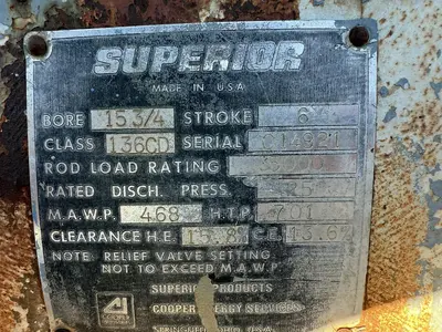 USED WHITE SUPERIOR MW-64