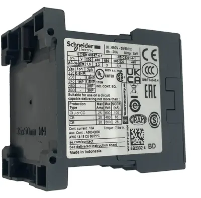 NEW SCHNEIDER ELECTRIC LP1K0601BD CONTROL CONTACTOR