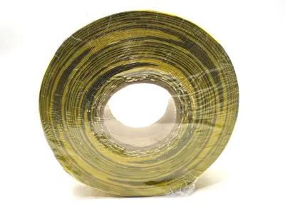 NEW SAFETYTAC HAZARD FLOOR MARKING TAPE BLACK ON YELLOW 2" X 100'