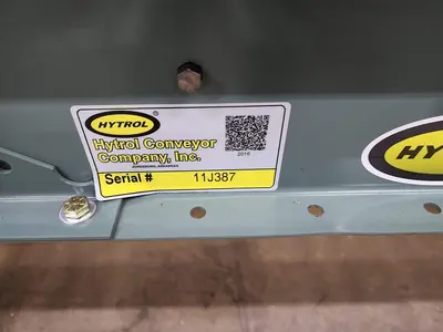 Used HYTROL V-BELT CONVEYOR Roller Conveyors Wisconsin US | Packer City Sales #1297905