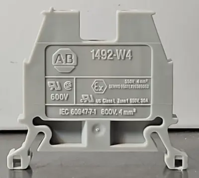 Allen Bradley 1492-W4 Ser A Terminal Block 600V - Lot/33 Loc 4C17
