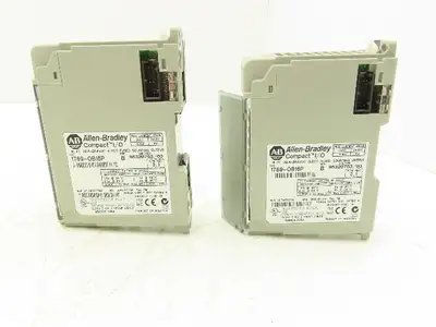 Allen Bradley 1769-OB16P Compact I/O 24VDC F/W 3.1 Output Module Ser B Lot of 2
