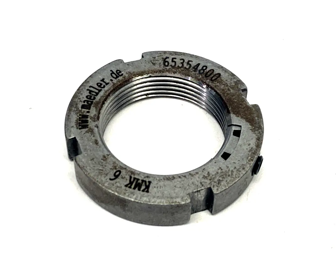 Maedler 65354800 Locknut With Integral Locking Device, KMK 6 M30x1.5 - Used