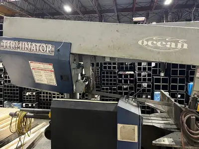 Used 2020 OCEAN MACHINERY TERMINATOR DCM 18/42 Horizontal Dual Column Band Saws British Columbia CA | Lenmark #452765