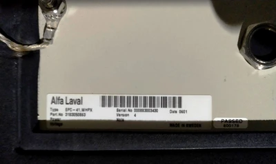 NEW: Alfa-Laval EPC-41 control panel.