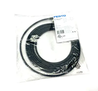 New | in-Stock FESTO DBL-ENDED CONNECTION CABLE M8 4-PIN 5M Cable & Wire | Maverick Industrial Sales #1113566