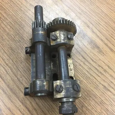 2218-385 Antique Holtzapffel Horizontal Slide Milling Attachment for Ornamental Turning Lathe