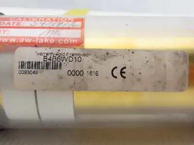 Lake Monitors B4B6WD10 Basic Variable Area Flow Meter 3500PSI 1"NPT