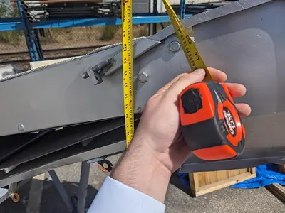 14'L Cleated Incline Conveyor
