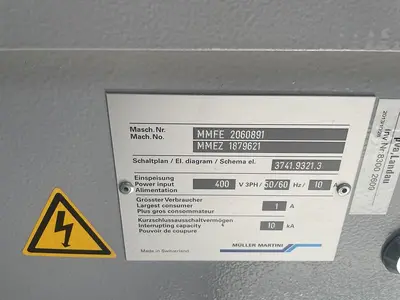 USED 2012 MULLER MARTINI 3741