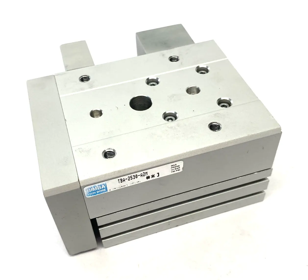 Used IMI Bimba Twin Bore Dbl-Acting Guided Slide Table Cylinder, Pneumatic Pneumatic Cylinders Michigan US | Maverick Industrial Sales #1402176